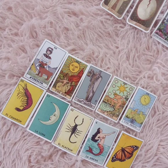 😵Traditional + Tarot card sticker pack of 10! So fun! Great stocking stuffer - Picture 6 of 6